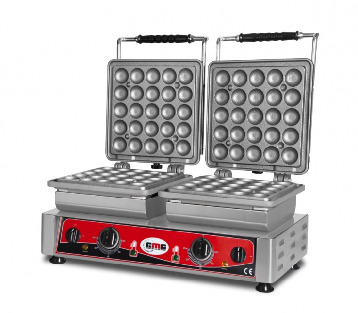 GMG Waffeleisen Lokmia-D | 2x (Ø25 x 3.5cm x 1.7cm/3.4cm)